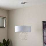 Pagazzi Arianna Silver & White Ceiling Pendant