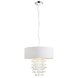 Pagazzi Arianna Silver & White Ceiling Pendant