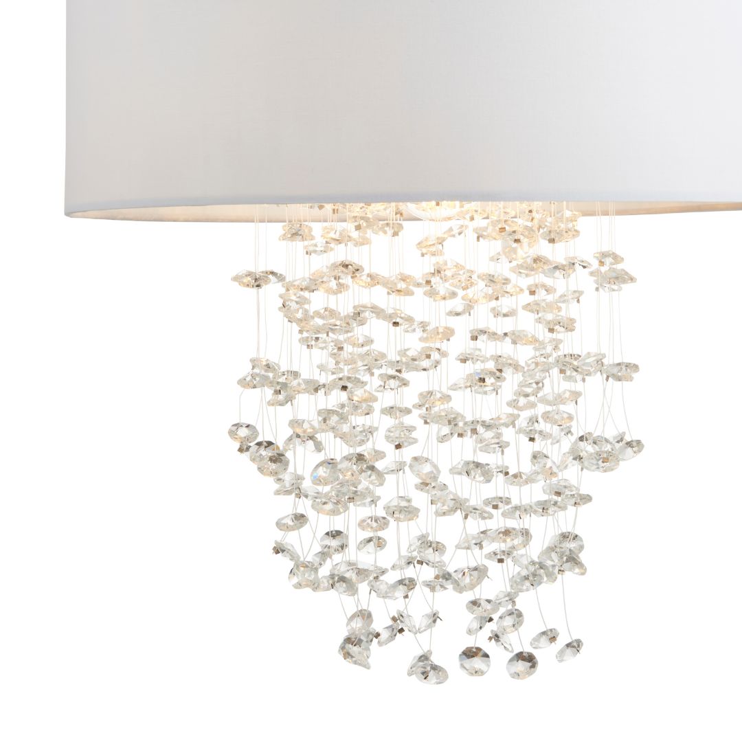 Pagazzi Arianna Silver & White Ceiling Pendant