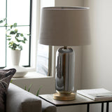 Pagazzi Lula Smoked Glass Touch Table Lamp
