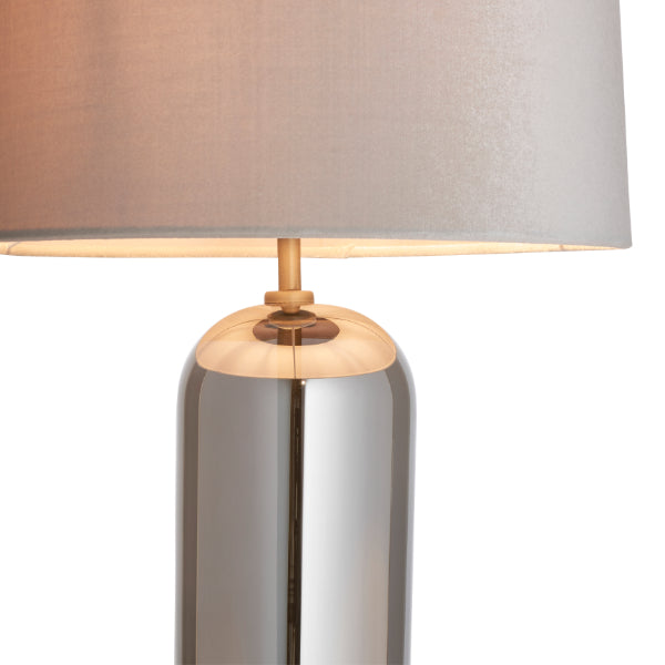 Pagazzi Lula Smoked Glass Touch Table Lamp