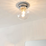 Pagazzi Amelie IP44 Polished Chrome Flush Ceiling Light