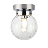 Pagazzi Amelie IP44 Polished Chrome Flush Ceiling Light