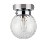 Pagazzi Amelie IP44 Polished Chrome Flush Ceiling Light