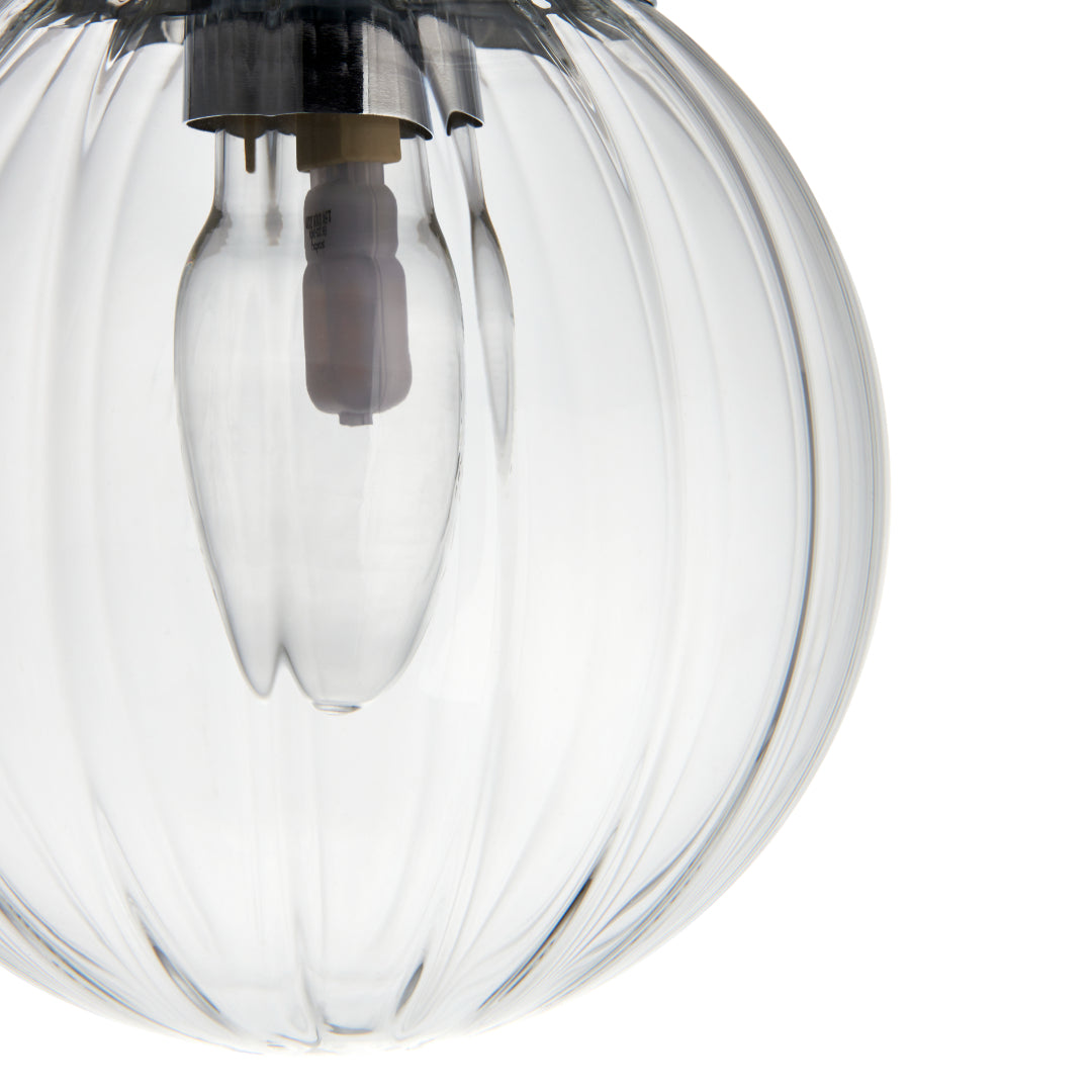 Pagazzi Amelie IP44 Polished Chrome Flush Ceiling Light