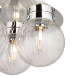 Pagazzi Amelie IP44 3 Light Flush Polished Chrome Ceiling Light