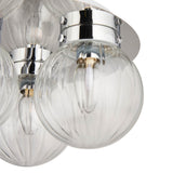 Pagazzi Amelie IP44 3 Light Flush Polished Chrome Ceiling Light