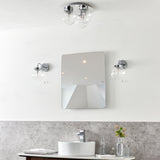 Pagazzi Amelie IP44 3 Light Flush Polished Chrome Ceiling Light