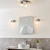 Pagazzi Amelie IP44 3 Light Flush Polished Chrome Ceiling Light