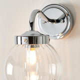 Pagazzi Amelie IP44 Polished Chrome Wall Light