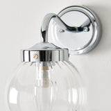 Pagazzi Amelie IP44 Polished Chrome Wall Light