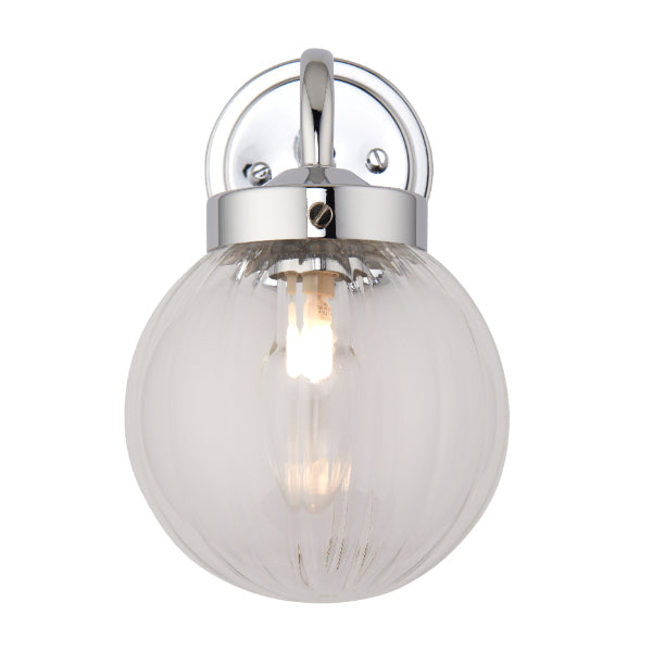 Pagazzi Amelie IP44 Polished Chrome Wall Light