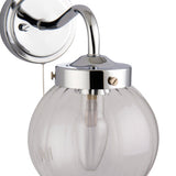 Pagazzi Amelie IP44 Polished Chrome Wall Light