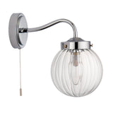 Pagazzi Amelie IP44 Polished Chrome Wall Light