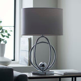 Pagazzi Loop Polished Chrome Touch Table Lamp