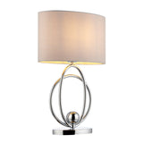 Pagazzi Loop Polished Chrome Touch Table Lamp