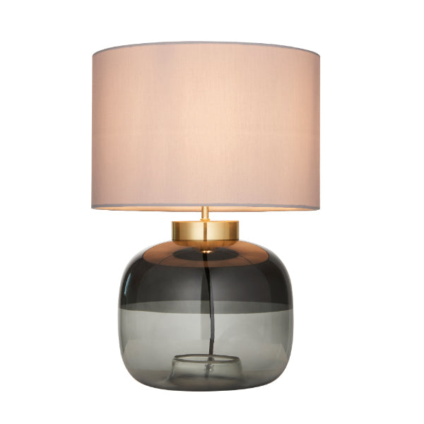 Pagazzi Jeni Smoked Glass Table Lamp