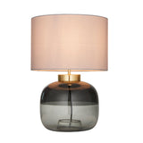 Pagazzi Jeni Smoked Glass Table Lamp