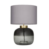 Pagazzi Jeni Smoked Glass Table Lamp