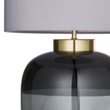 Pagazzi Jeni Smoked Glass Table Lamp
