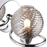 Pagazzi Twine Polished Chrome Wall Light