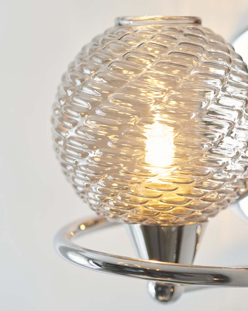 Pagazzi Twine Polished Chrome Wall Light