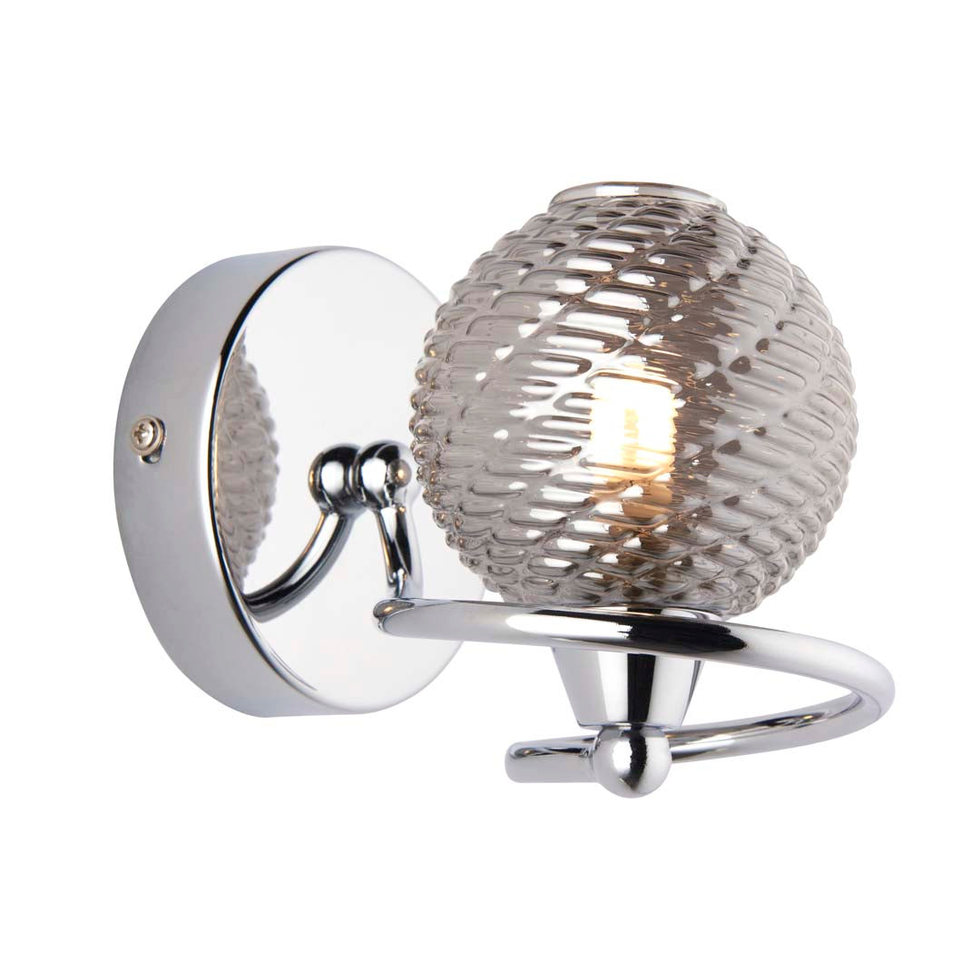 Pagazzi Twine Polished Chrome Wall Light