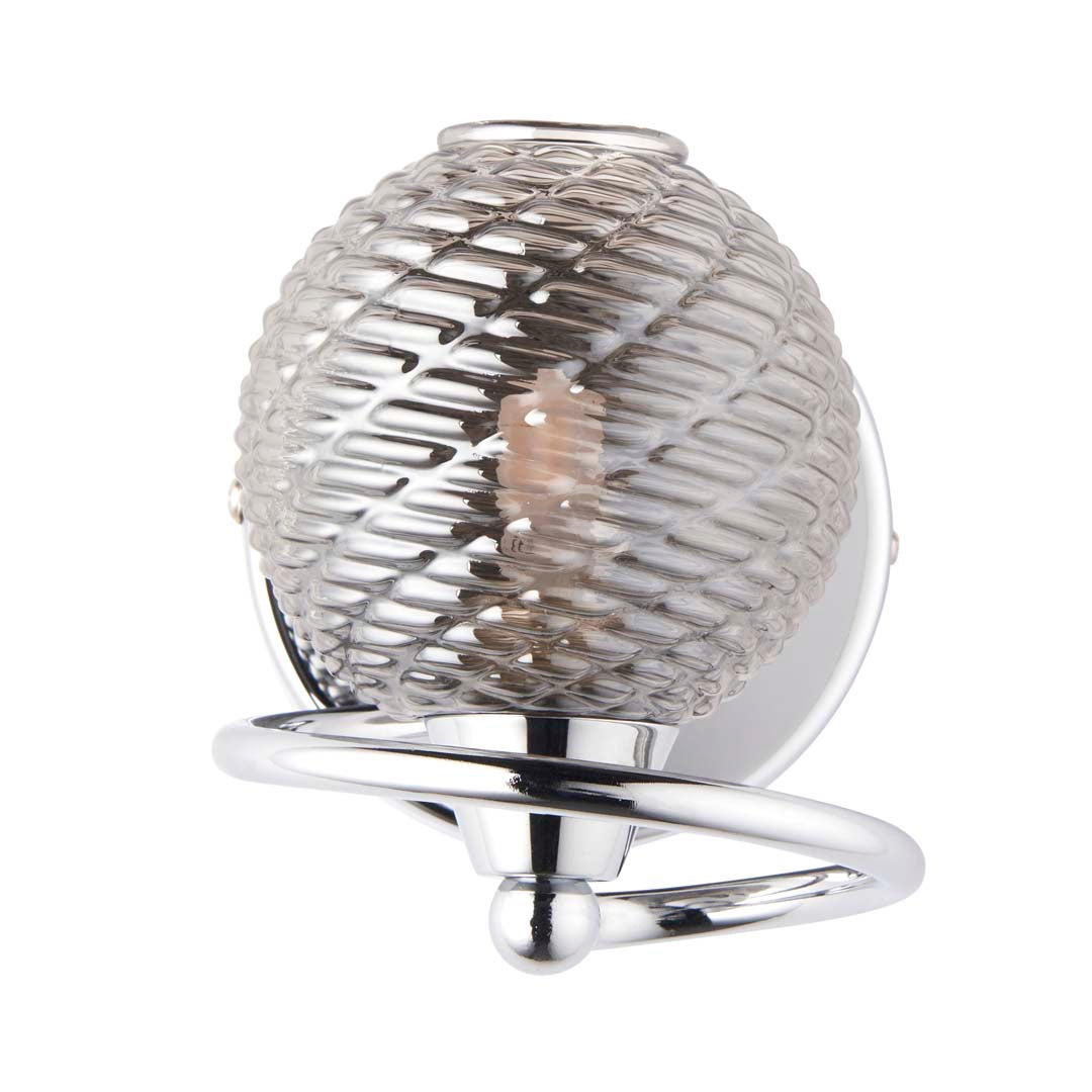Pagazzi Twine Polished Chrome Wall Light