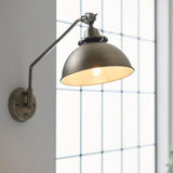 Pagazzi Madison Adjustable Antique Brass Wall Light