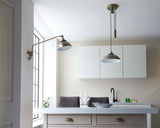 Pagazzi Madison Adjustable Antique Brass Wall Light