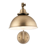 Pagazzi Madison Adjustable Antique Brass Wall Light