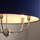Pagazzi Maddie 5 Light Satin Nickel Ceiling Pendant