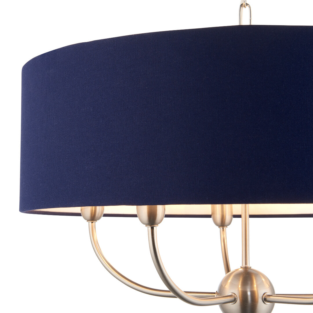 Pagazzi Maddie 5 Light Satin Nickel Ceiling Pendant