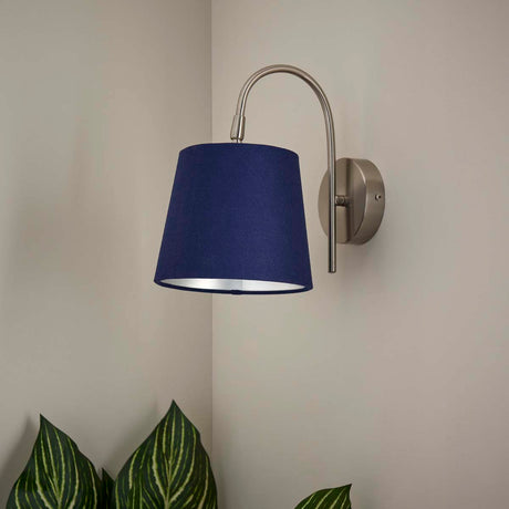 Pagazzi Maddie Satin Nickel Wall Light