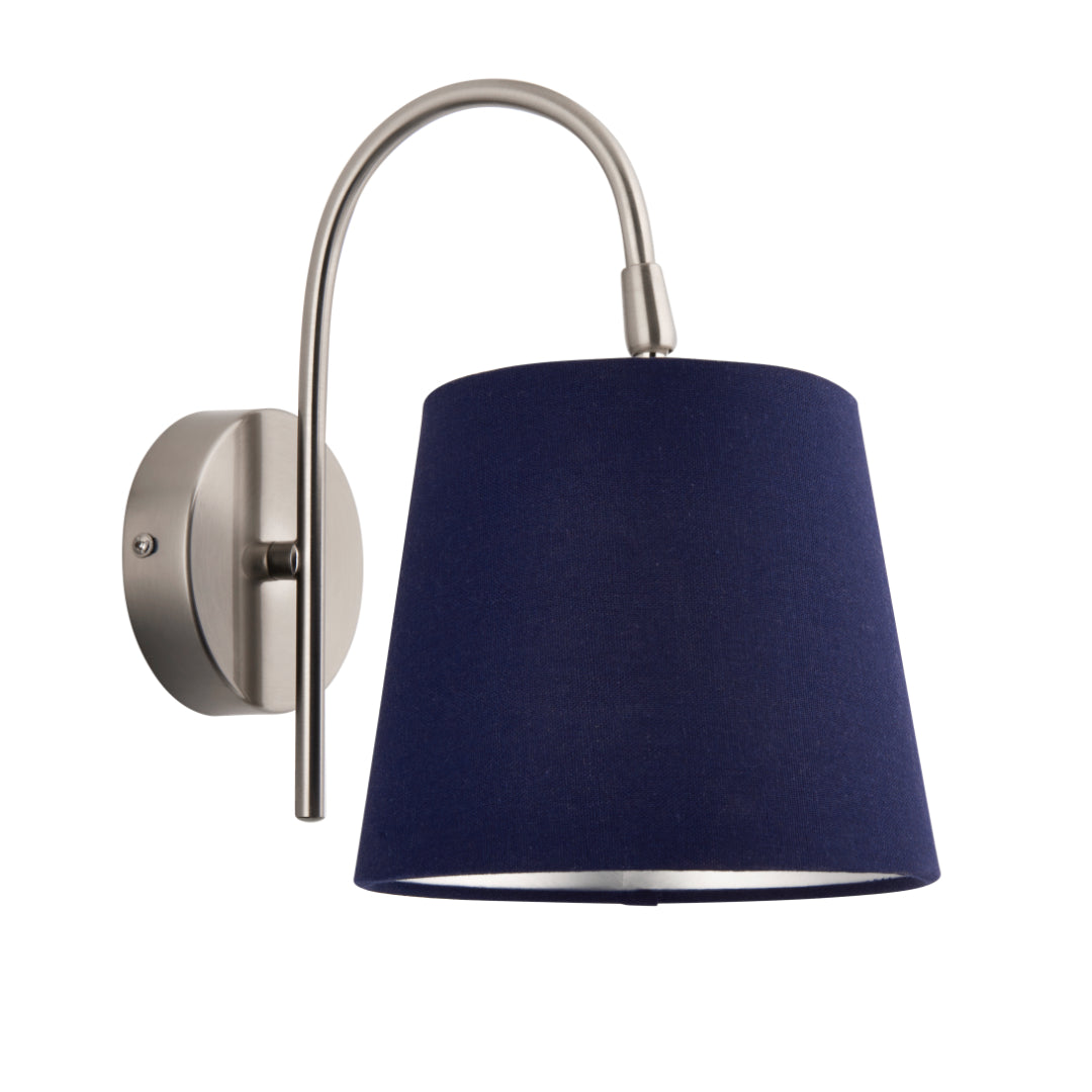 Pagazzi Maddie Satin Nickel Wall Light