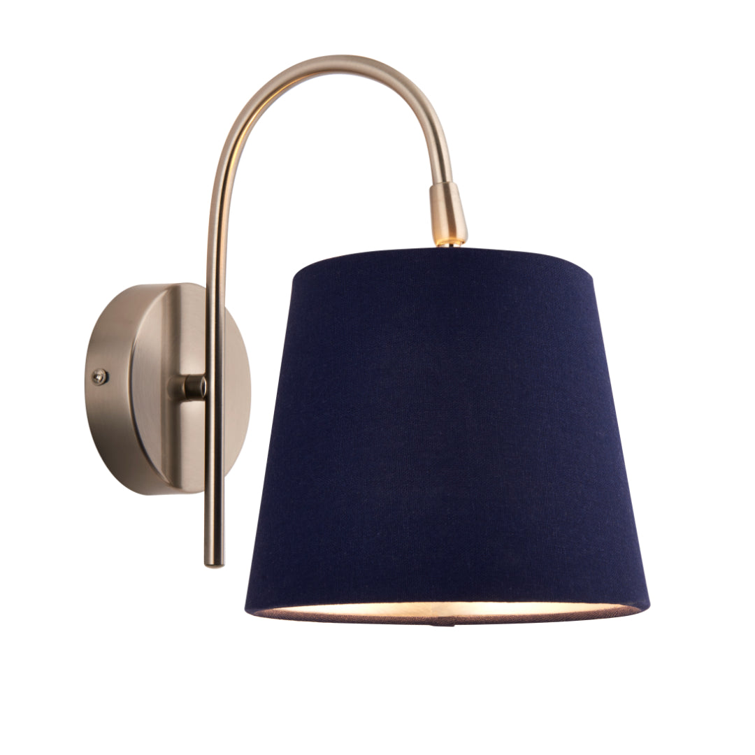 Pagazzi Maddie Satin Nickel Wall Light