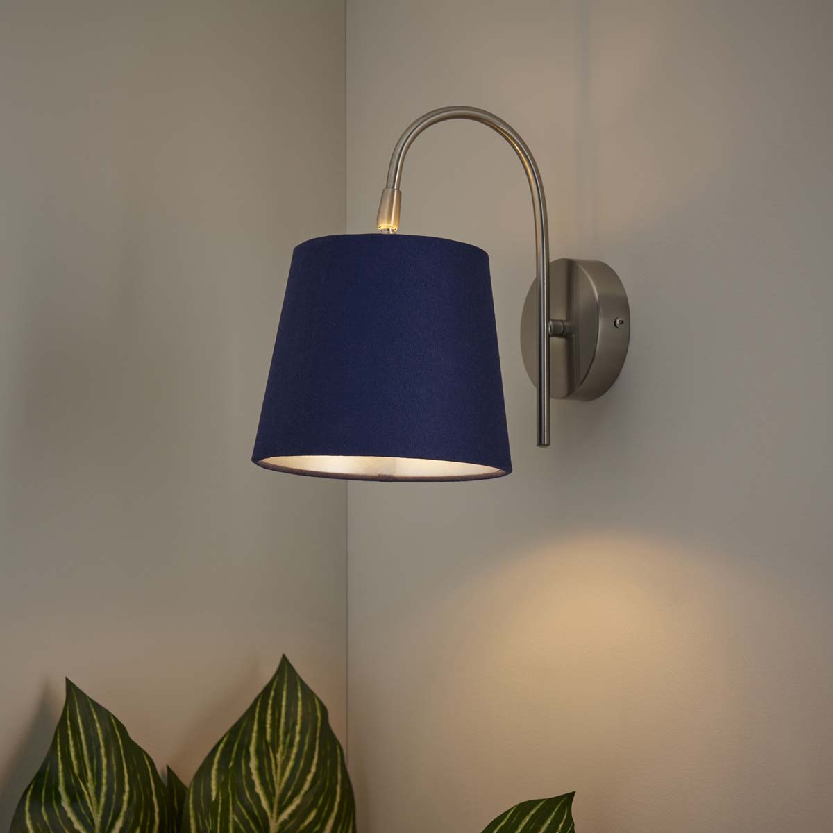 Pagazzi Maddie Satin Nickel Wall Light