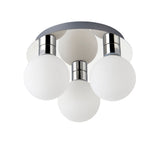 Pagazzi Tago 3 Light Semi Flush Ceiling Light
