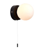 Pagazzi Toronto Matt Black IP44 Wall Light