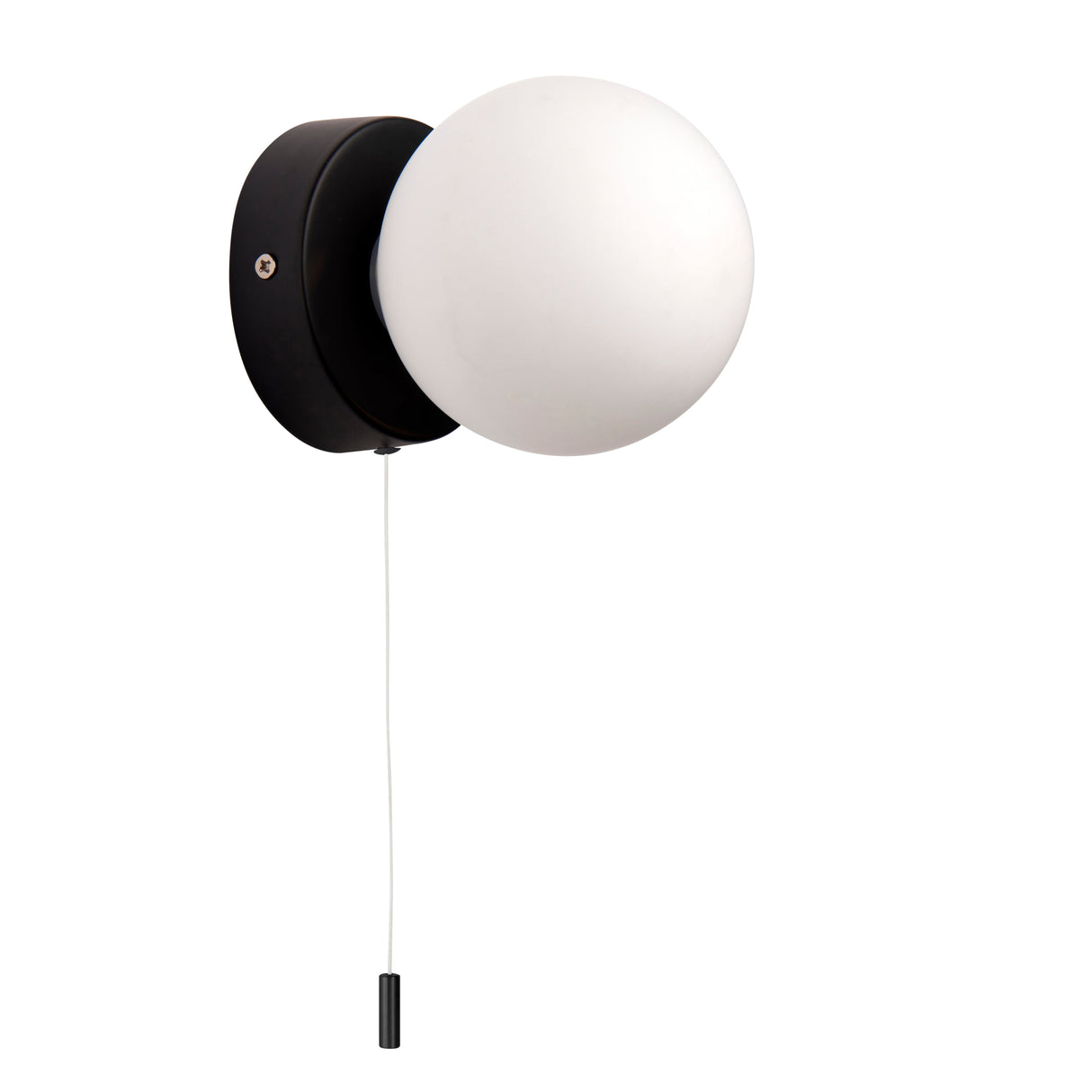 Pagazzi Toronto Matt Black IP44 Wall Light