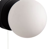 Pagazzi Toronto Matt Black IP44 Wall Light