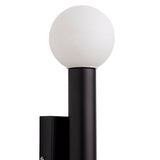 Pagazzi Toronto Matt Black IP44 2 Light Wall Light
