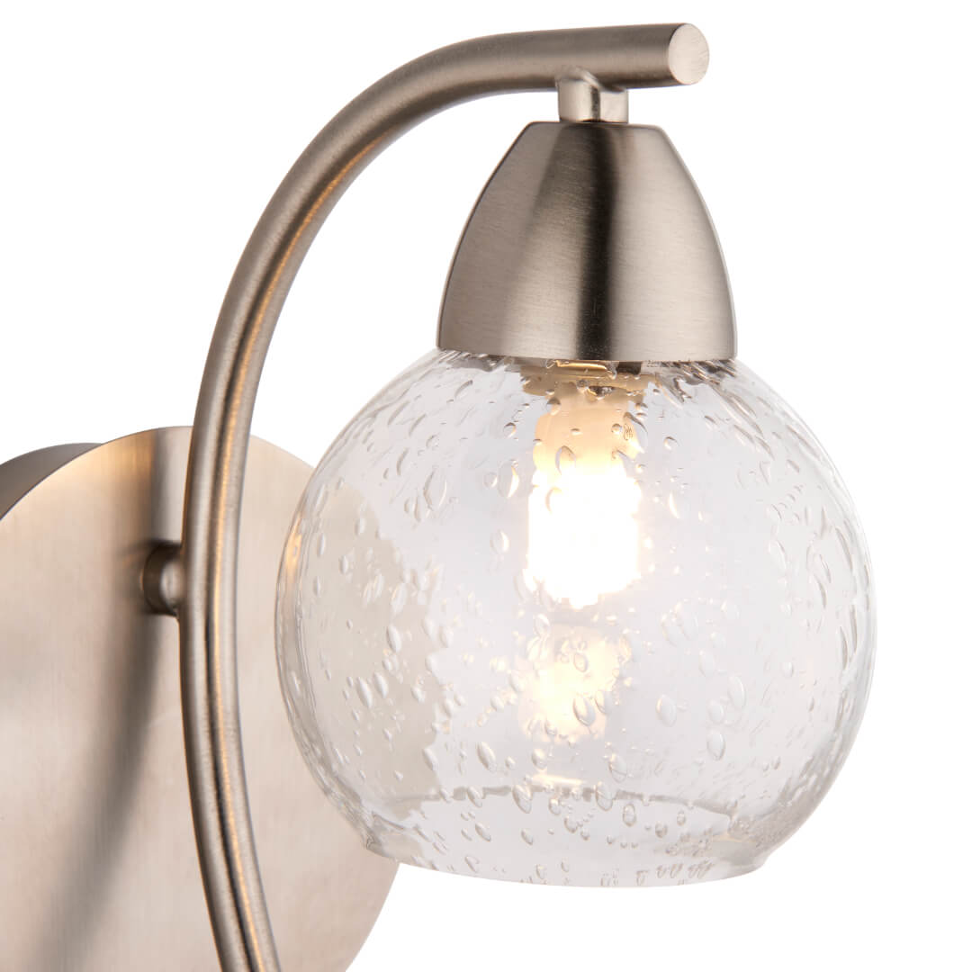 Pagazzi Callen Satin Nickel Wall Light