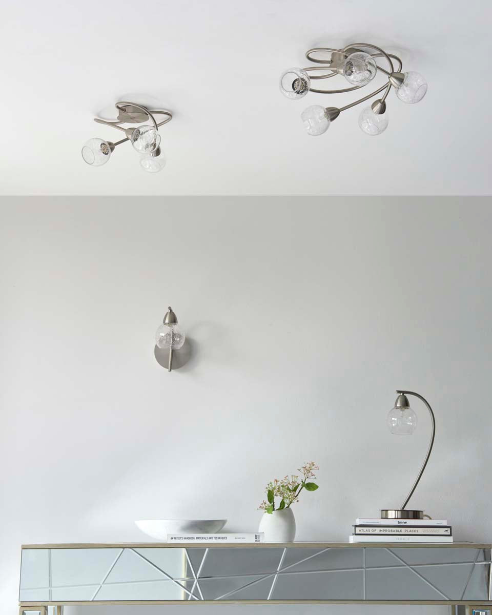 Pagazzi Callen Satin Nickel Wall Light