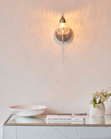 Pagazzi Callen Satin Nickel Wall Light