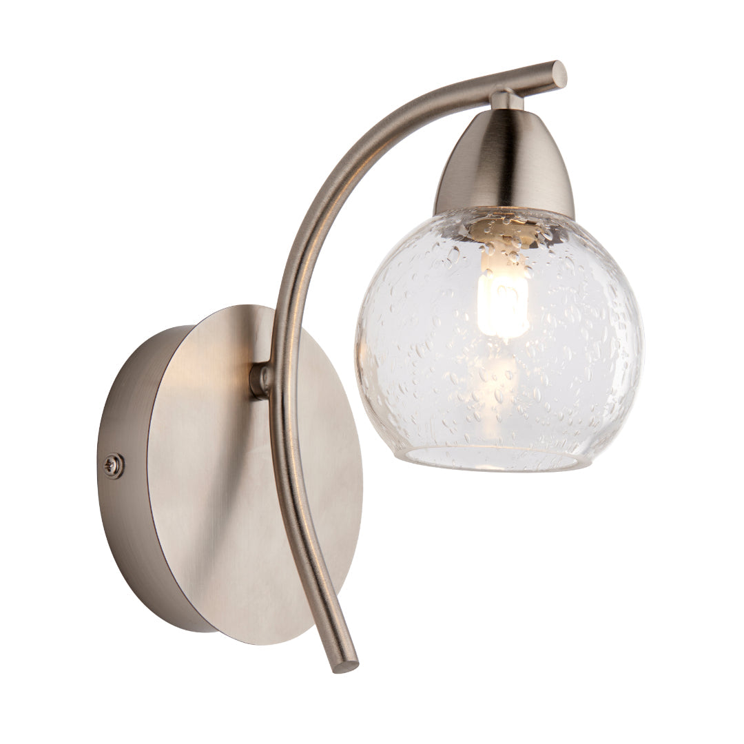 Pagazzi Callen Satin Nickel Wall Light
