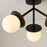 Pagazzi Satellite 3 Light Semi Flush Ceiling Light
