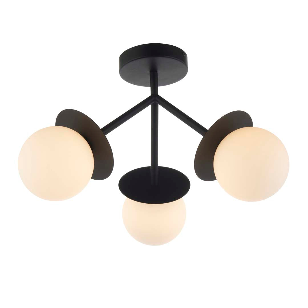 Pagazzi Satellite 3 Light Semi Flush Ceiling Light