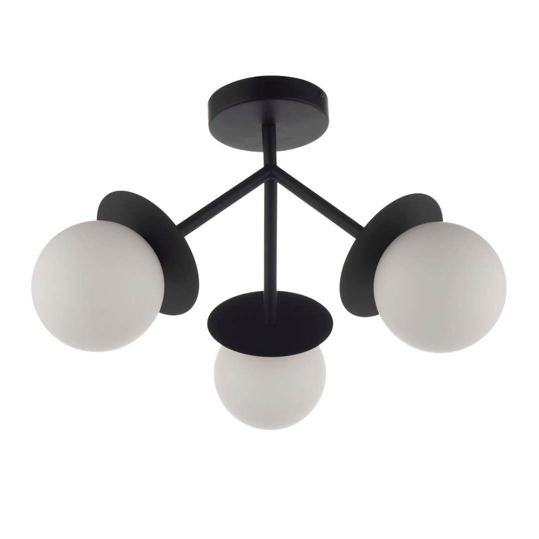 Pagazzi Satellite 3 Light Semi Flush Ceiling Light