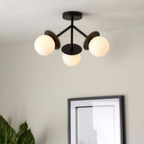 Pagazzi Satellite 3 Light Semi Flush Ceiling Light
